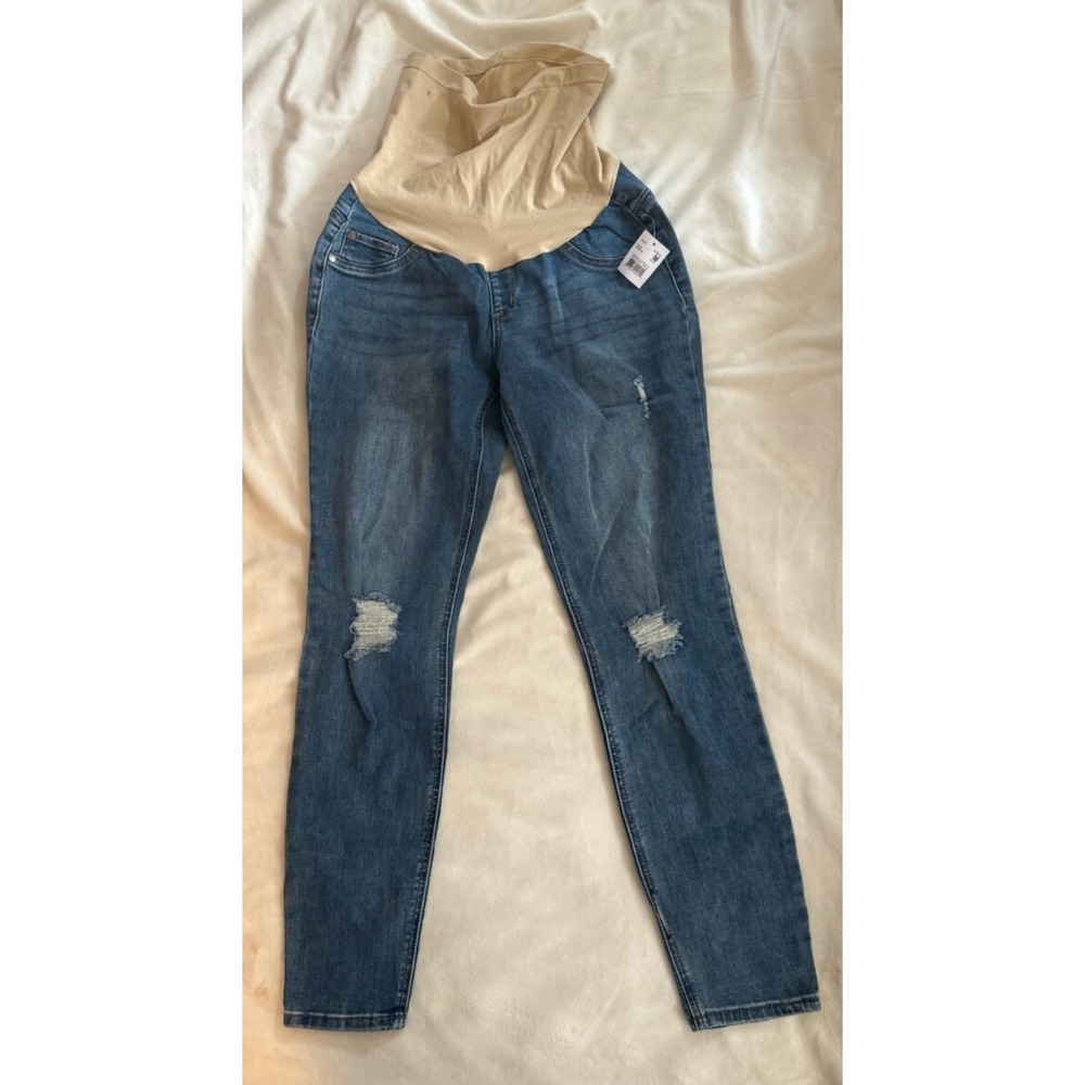 Indigo Blue Maternity Skinny Jeans Size Medium NWT